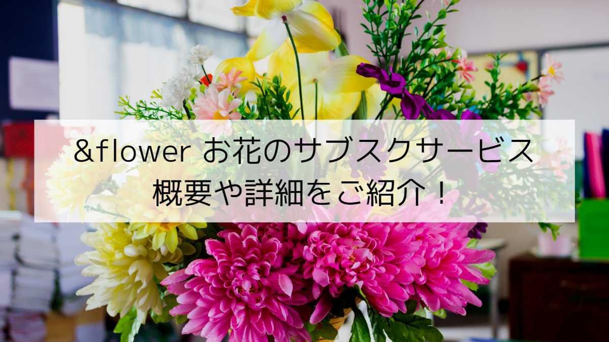 ＆flower アイキャッチ