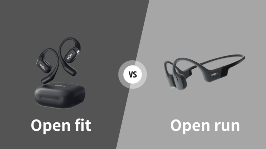 open fit vs. open run